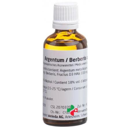 Weleda Argentum/Berberis comp. Dil 50 ml - PrimeCare Global
